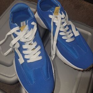Steve Madden Blue and White Women Sneakers